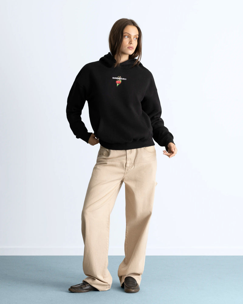 Locally Hated Cherry Hoodie Black