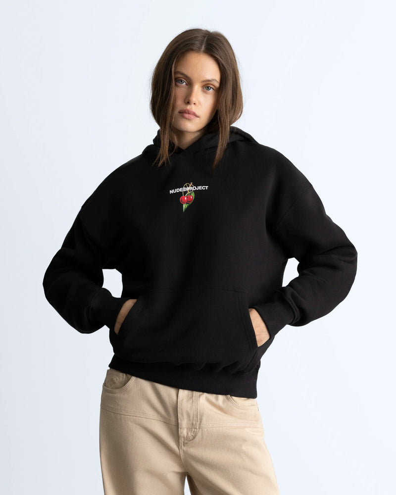 Locally Hated Cherry Hoodie Black