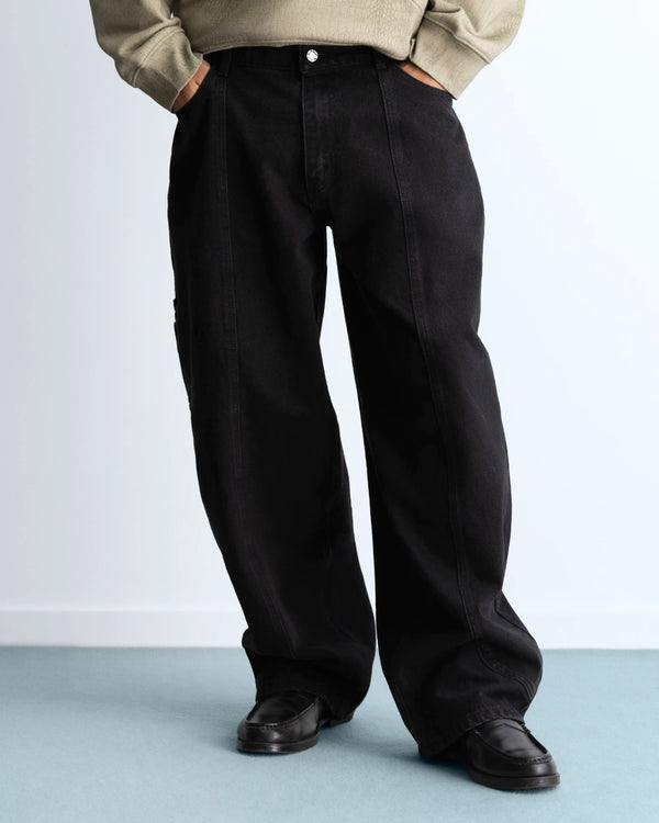 Barrel Jeans Black