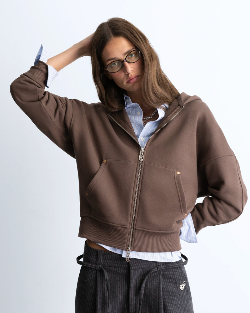 Beast Zip-up Hoodie Croco