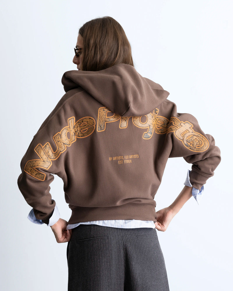 Beast Zip-up Hoodie Croco