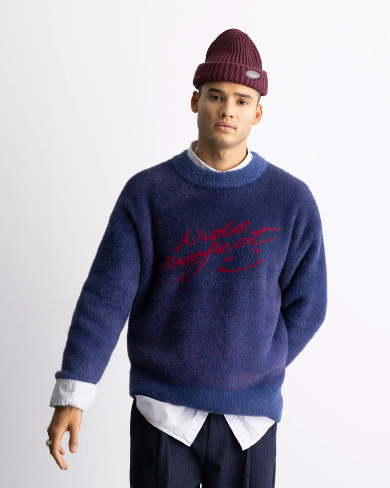 Gradient Cozy Sweater Navy