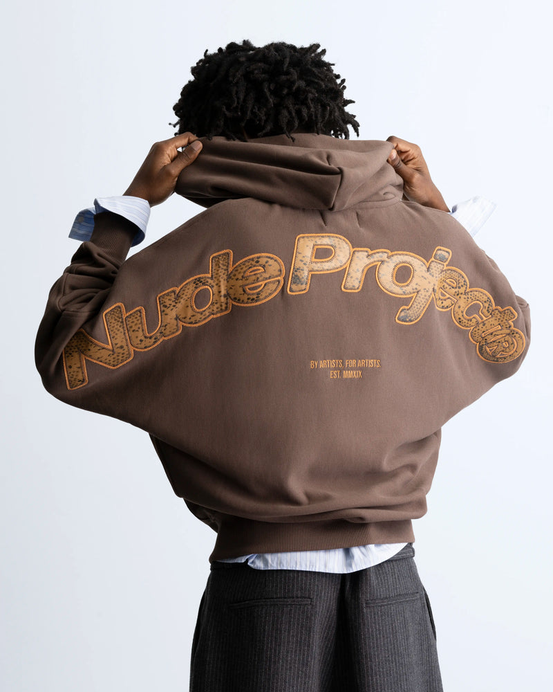 Beast Zip-up Hoodie Croco