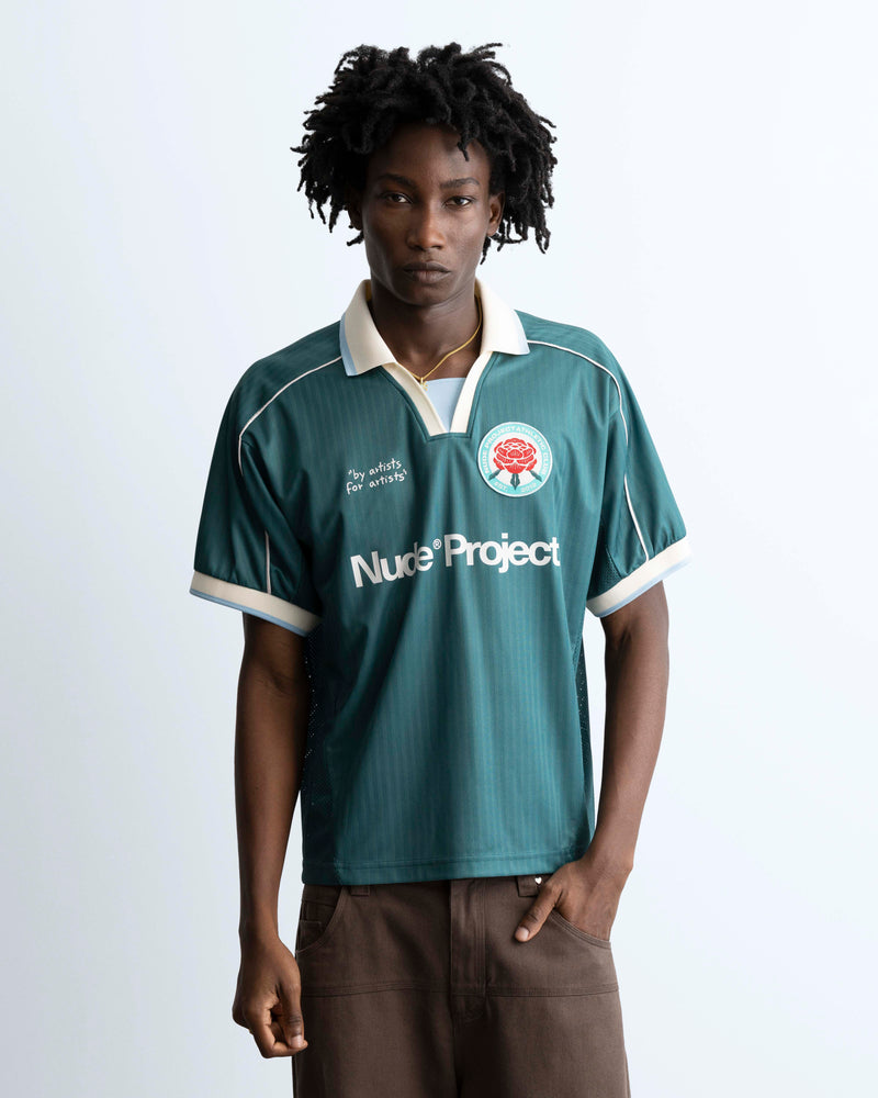 Basic Football Tee Green