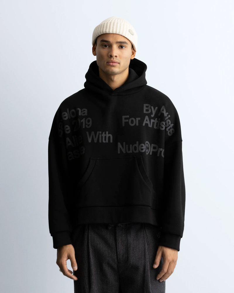 Location Boxy Hoodie Ash