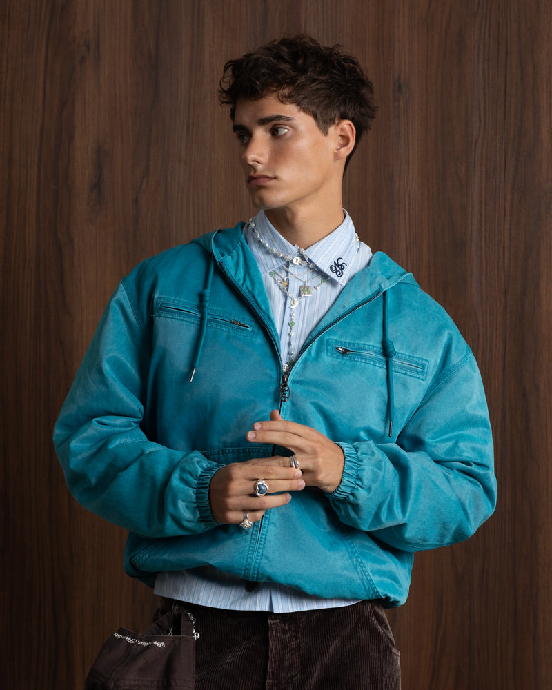 Comfy Worker Jacket Blue