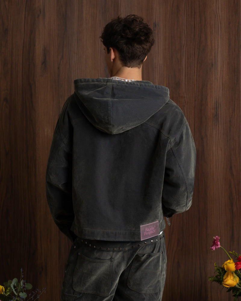 Velvet Denim Worker Jacket