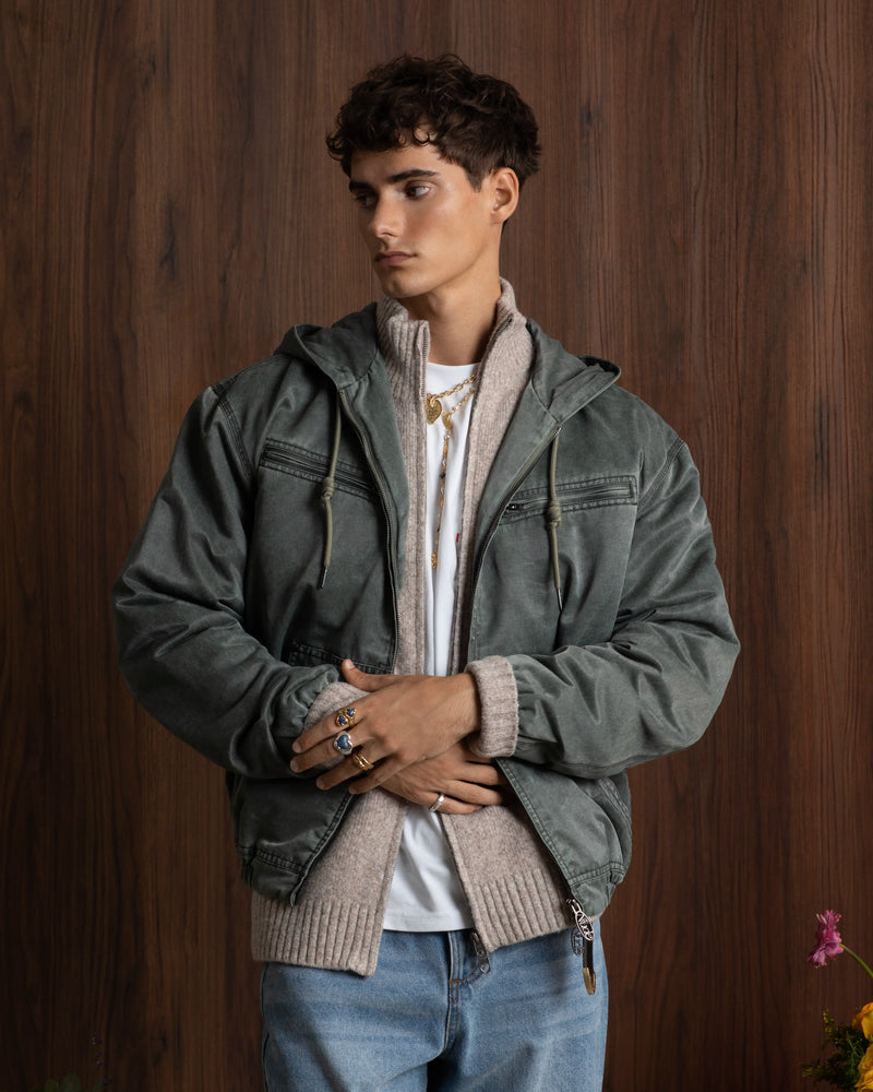 Comfy Worker Jacket Green