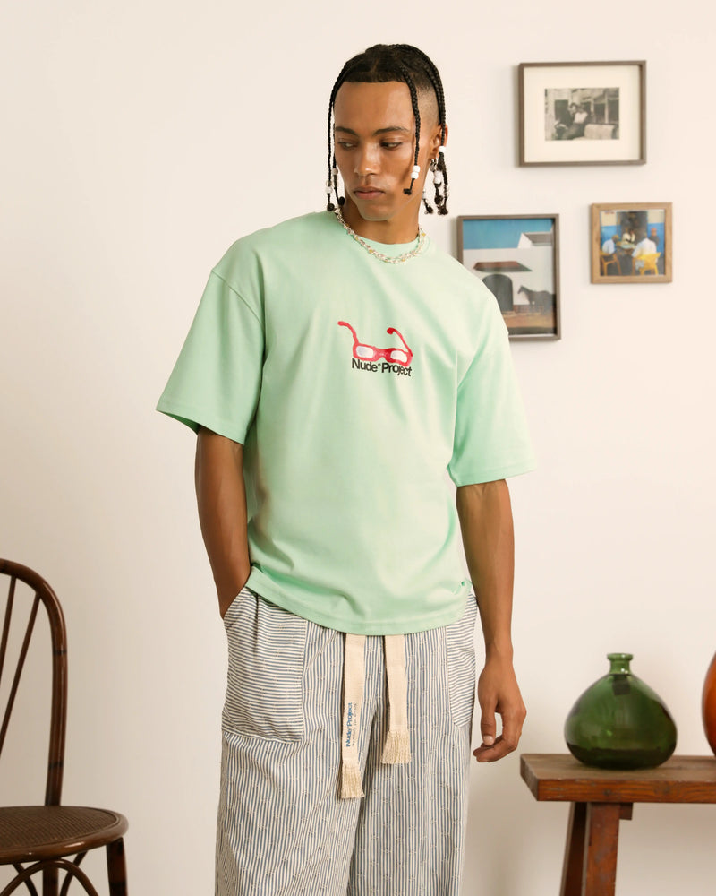 Sunglasses Tee Pale Green