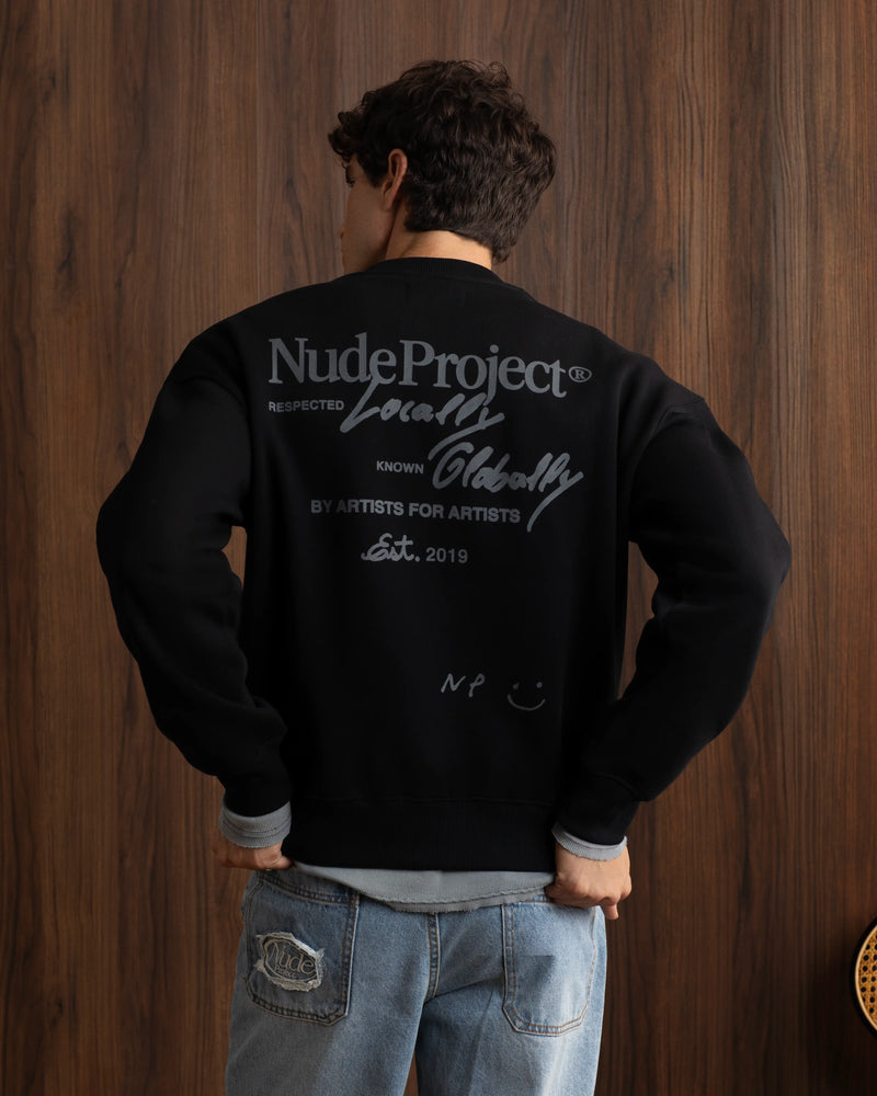 Global Soon Sweatshirt Black