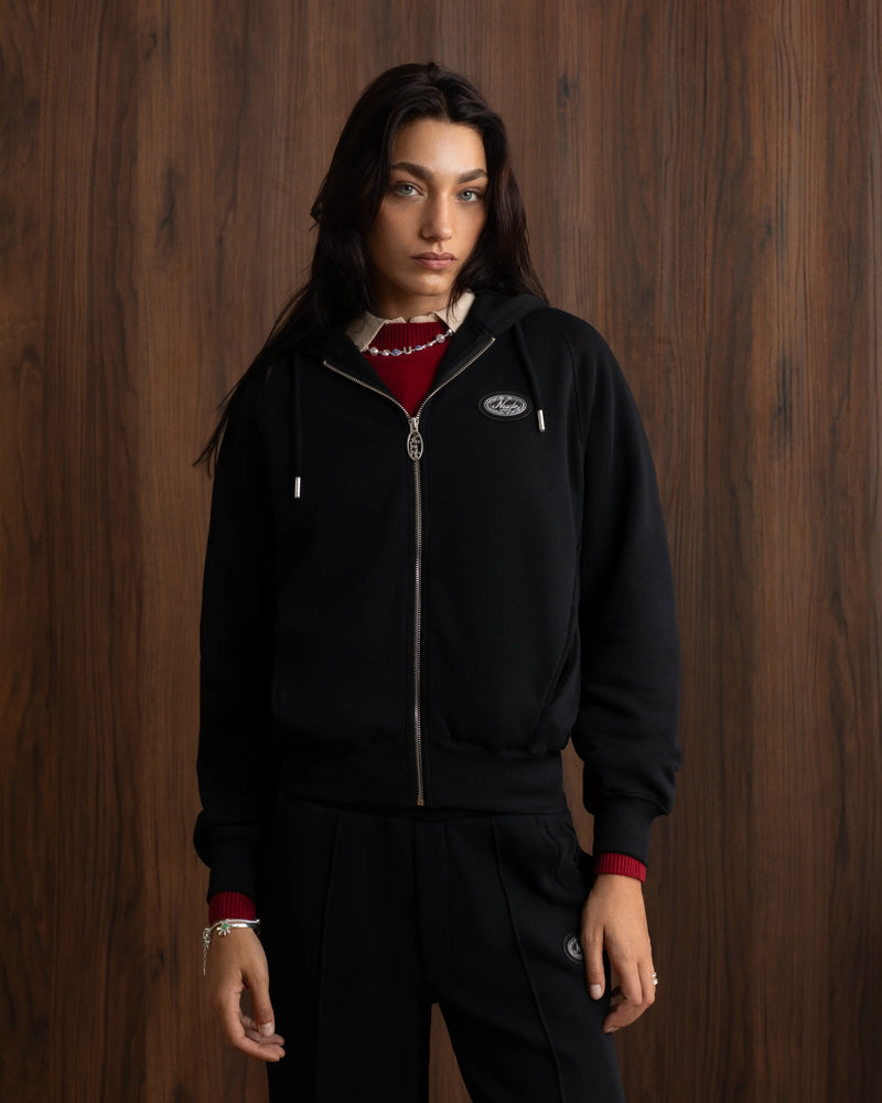 Essentials Zip-Up Hoodie Black
