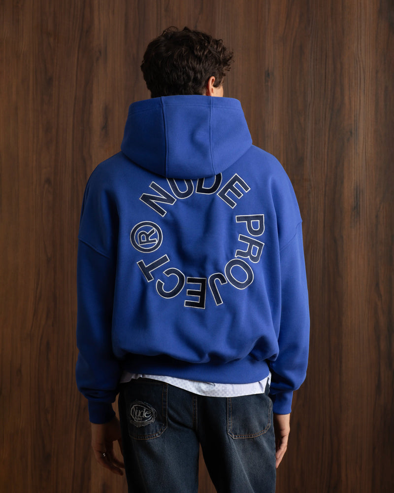 Kory Boxy Hoodie Blue