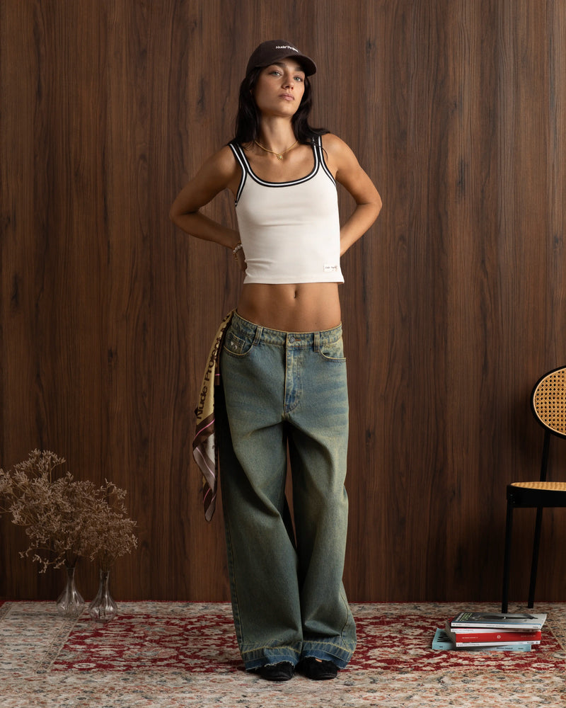 Vacation Tank Top Beige