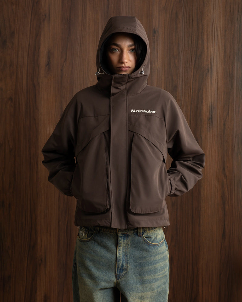 Milestones Windbreaker Jacket Brown