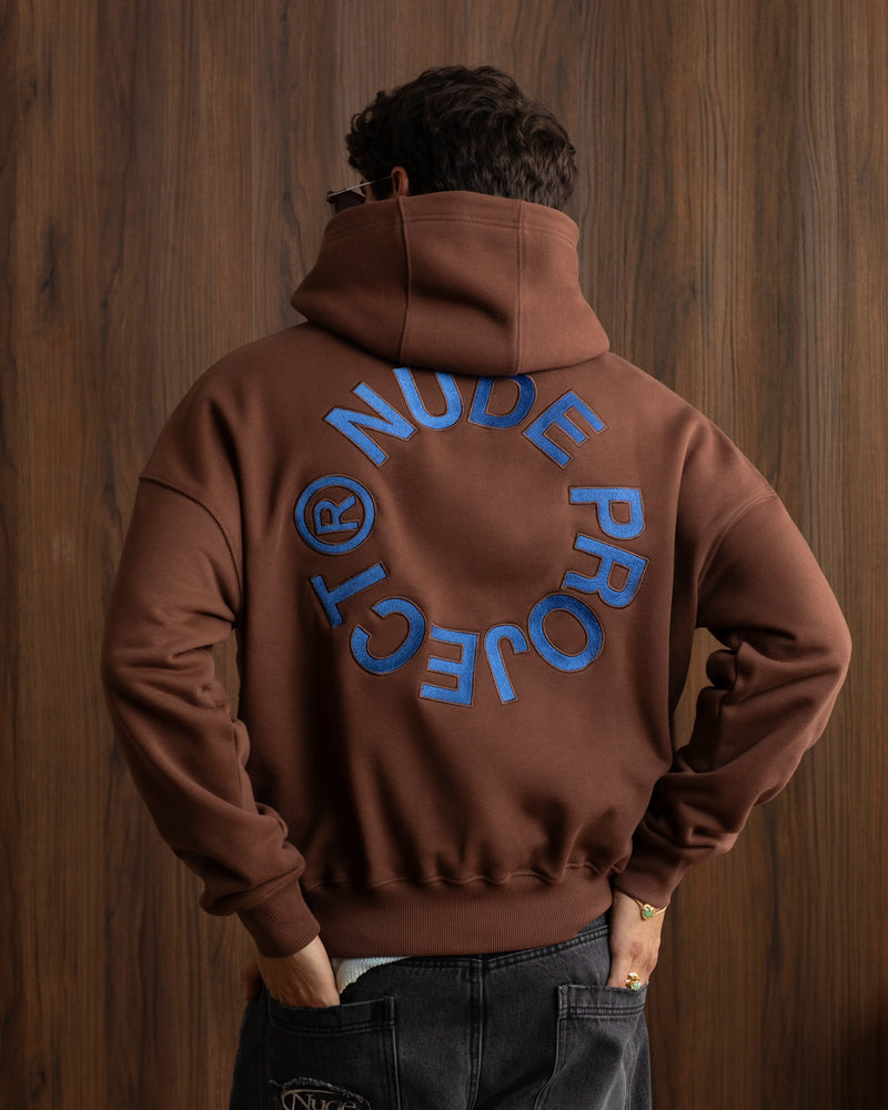 Kory Boxy Hoodie Brown