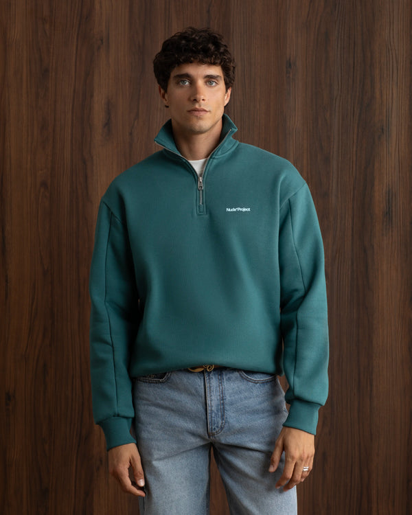 Origins Quarter-Zip Green