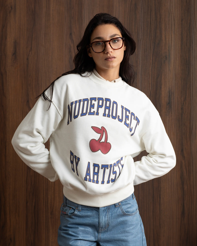 Loop Sweatshirt Marshmallow
