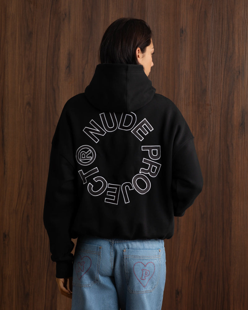 Kory Boxy Hoodie Black