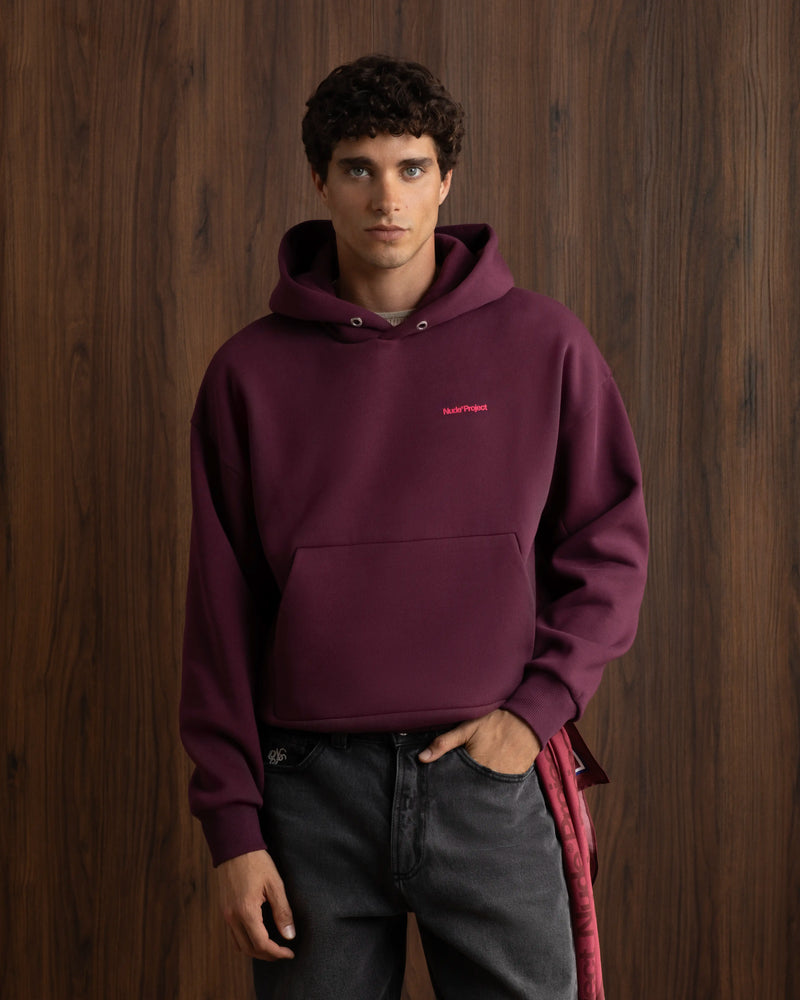 Origins Hoodie Burgundy