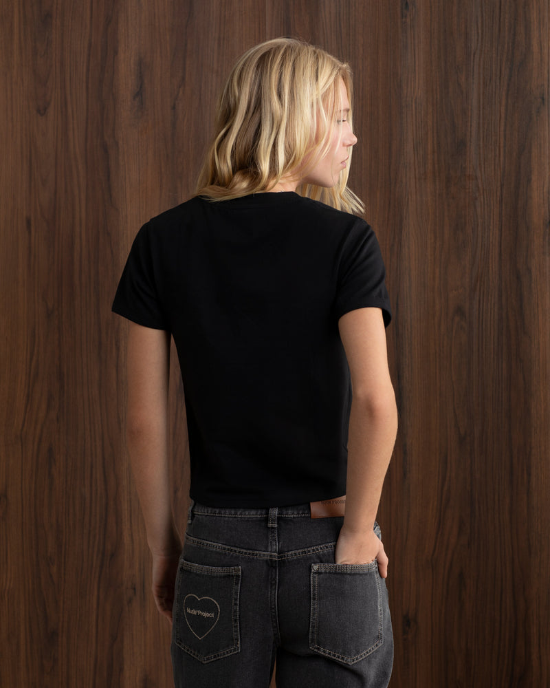 Juicy Cherry Baby Tee Black