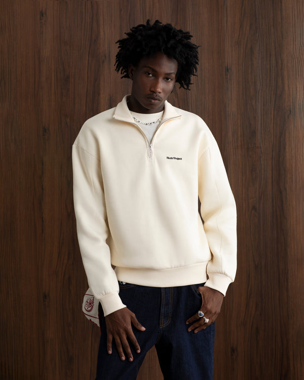 Origins Quarter-Zip Marshmallow