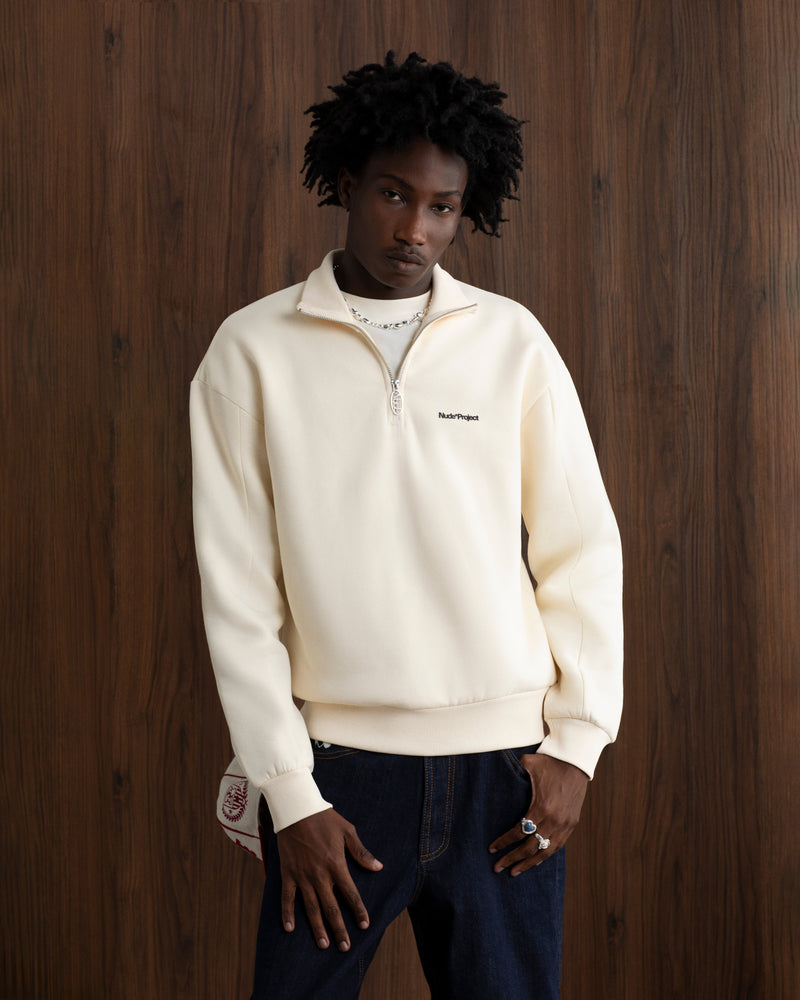 Origins Quarter-Zip Marshmallow