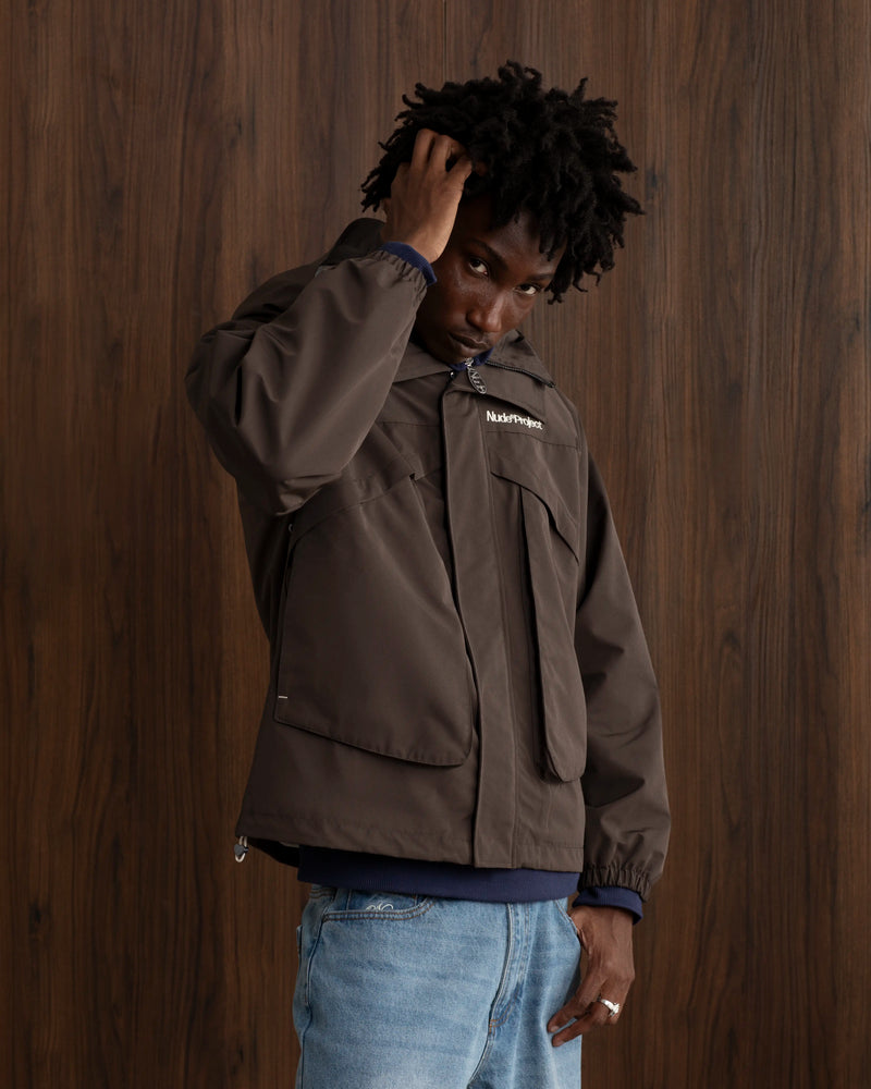 Milestones Windbreaker Jacket Brown