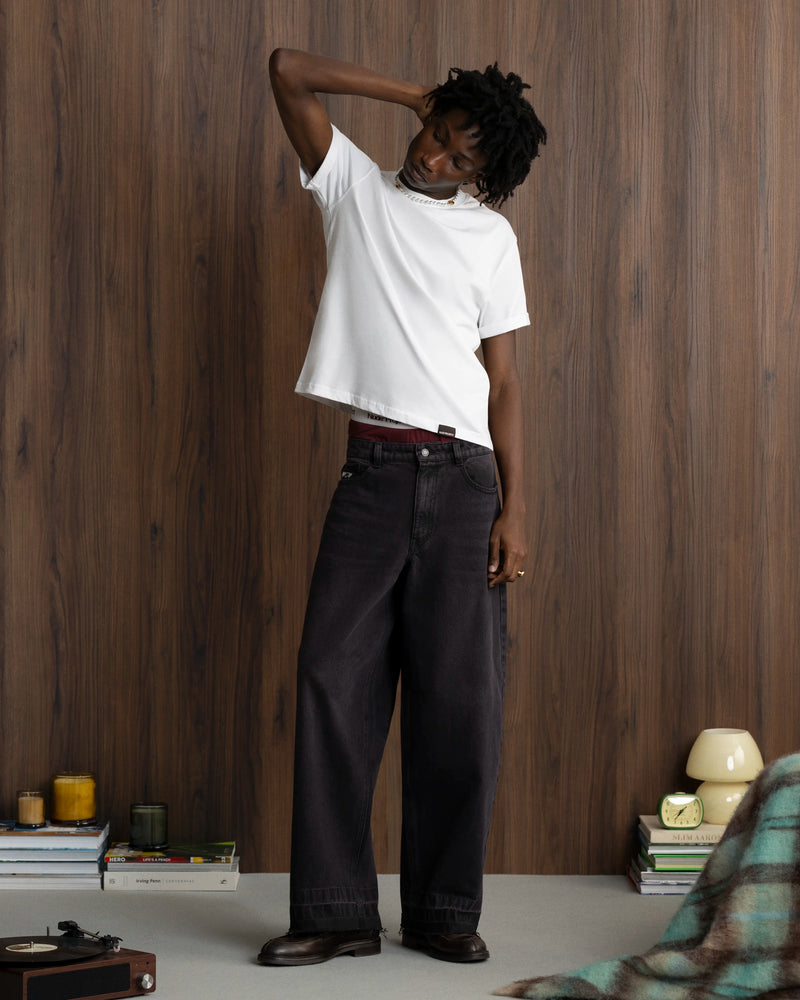 Old baggy Jeans Black Rose Wash