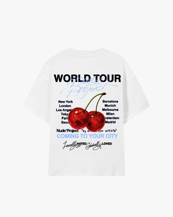 Nude Tour Tee White
