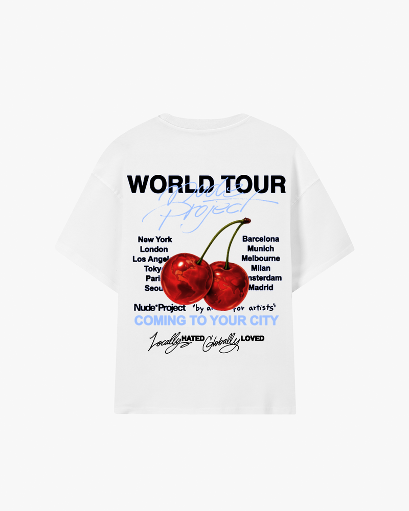Nude Tour Tee White