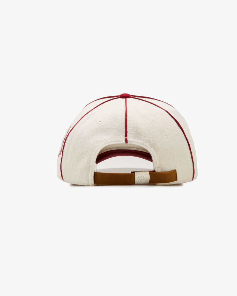 Nude Varsity Cap Red