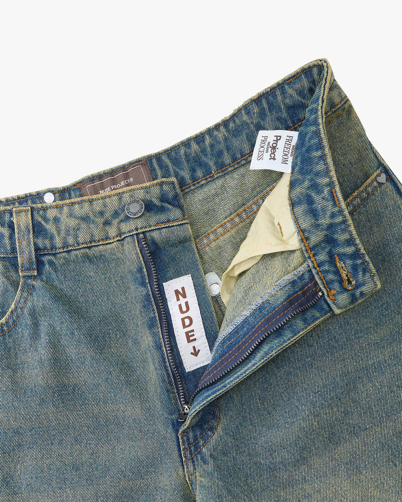 Old baggy demin dirty wash