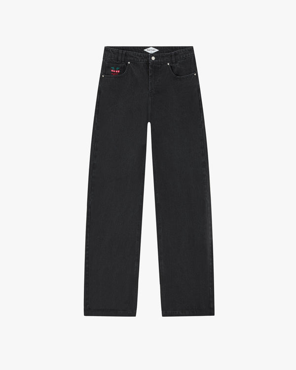 Old Baggy Woman Jeans Black