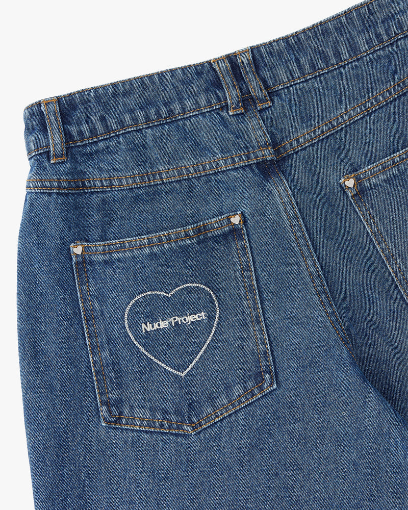 Old Baggy Woman Jeans Indigo