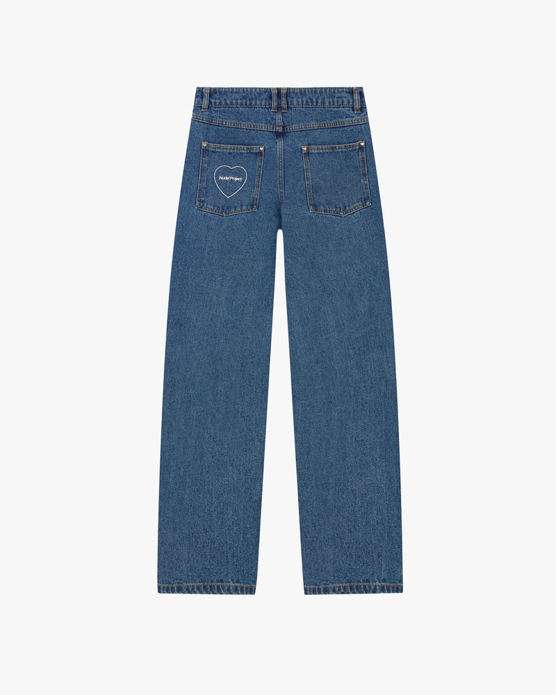 Old Baggy Woman Jeans Indigo
