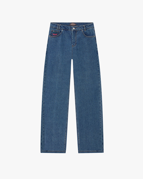 Old Baggy Woman Jeans Indigo