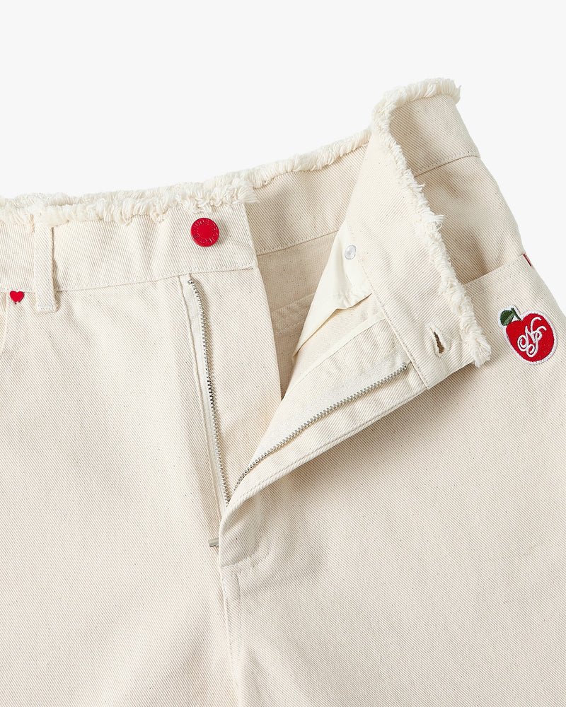 Apple Crew Denim Shorts Raw