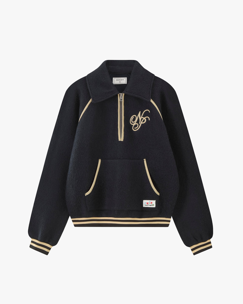 Teddy Quarter-Zip Polar Black
