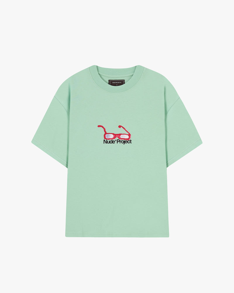 Sunglasses Tee Pale Green