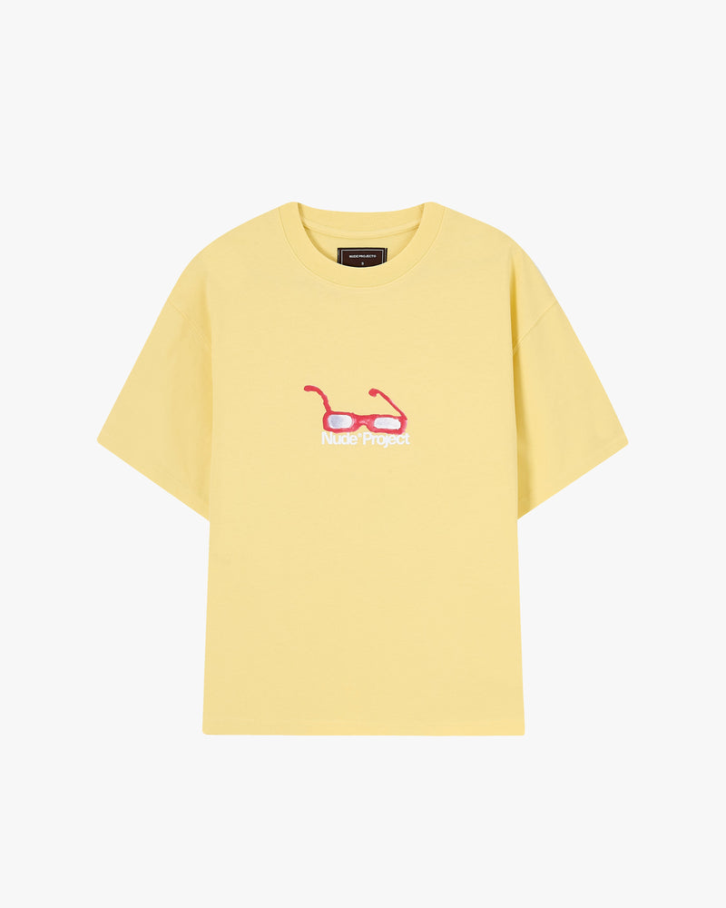 Sunglasses Tee Pale Yellow
