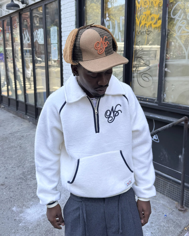 Teddy Quarter-Zip Polar Marshmallow