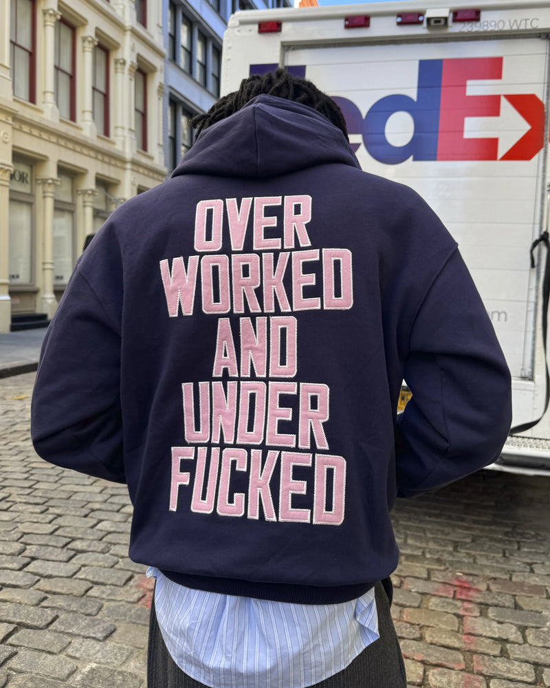 OWUF Hoodie Navy