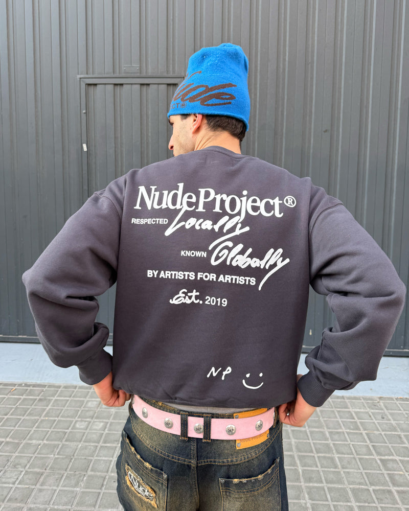 Global Soon Sweatshirt Ash