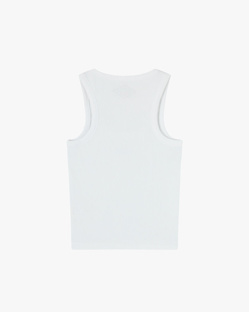 Berry Tank Top White