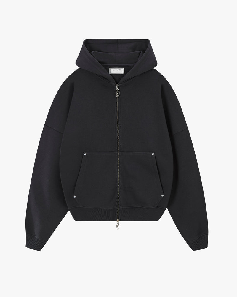 Lights Zip-Up Hoodie Black