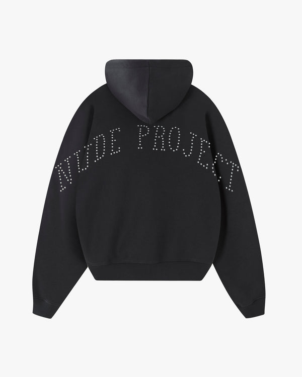 Lights Zip-Up Hoodie Black