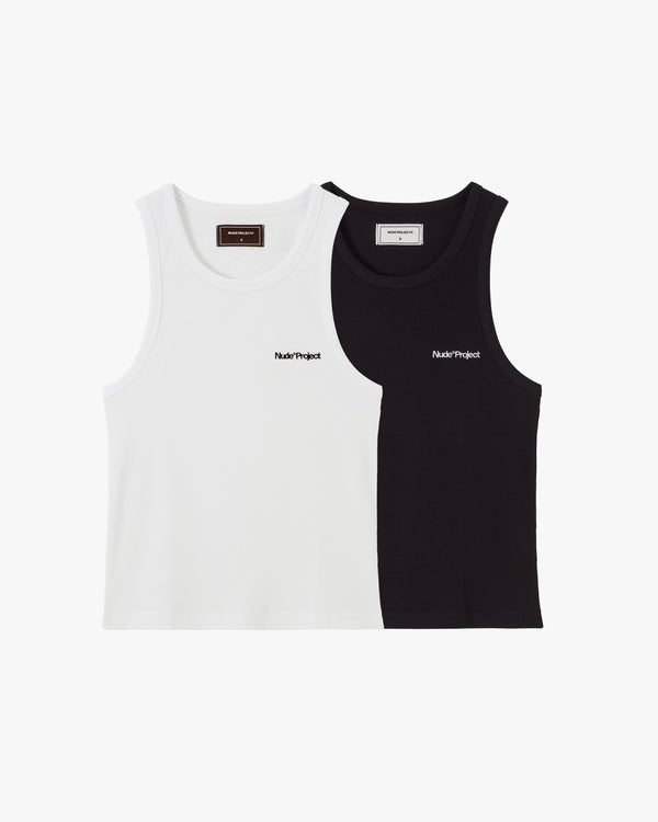 Basic Tank Top Black/White