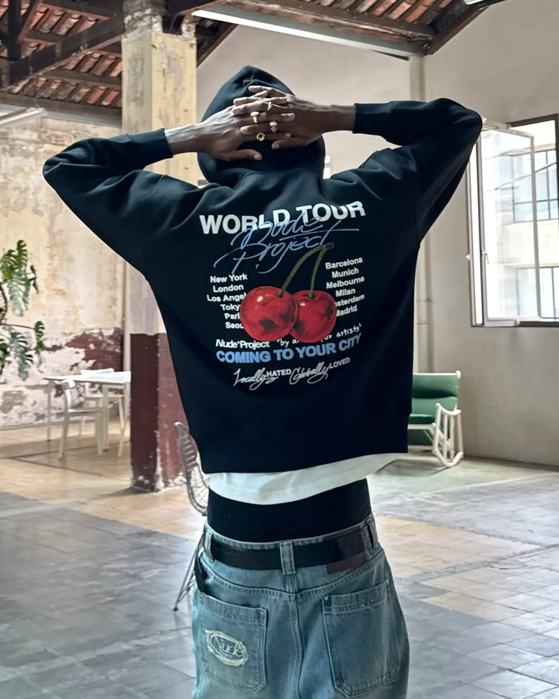 Nude Tour Hoodie Dark Grey