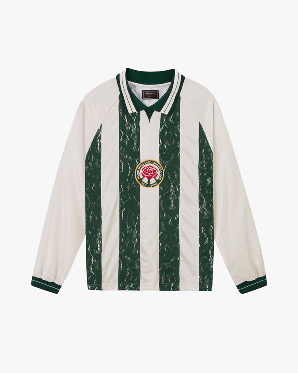 Lace Football Long-Sleeve Tee Green