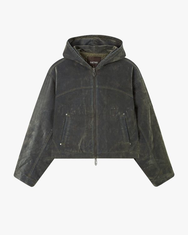 Velvet Denim Worker Jacket